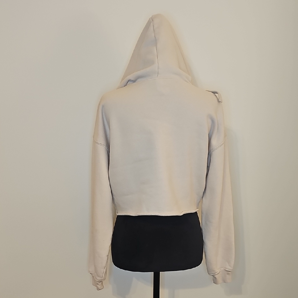 River Rock Roasting Co Fleece Cropped Hoodie Size Small - Picture 3 of 7